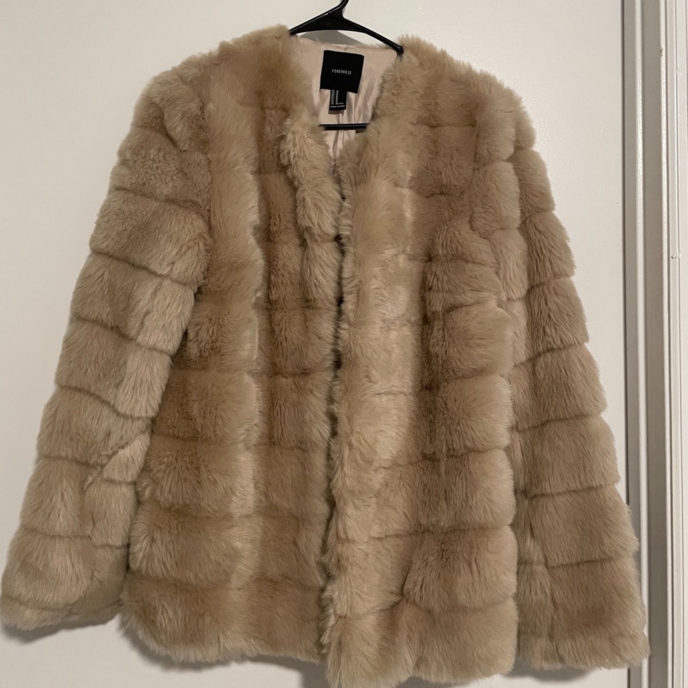 Tan coat size M